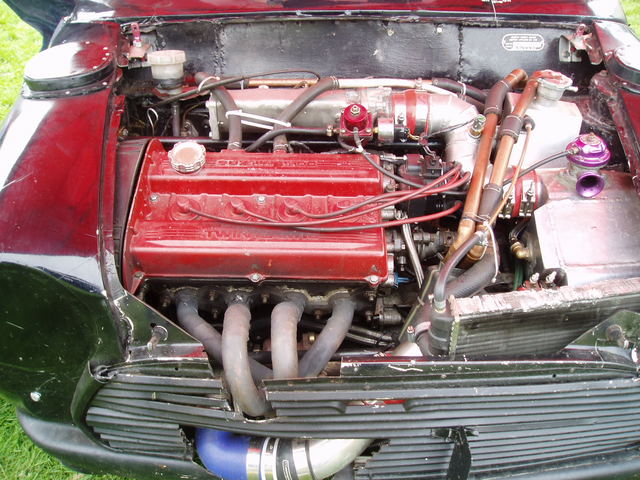 250 bhp mini engine bay